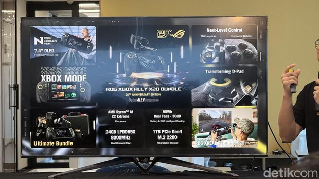 Rangkuman spesifikasi Asus ROG Xbox Ally X20 Bundle