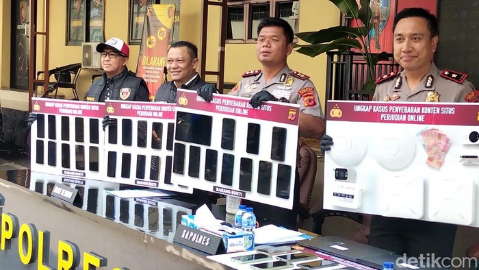Barang bukti judol di Cianjur