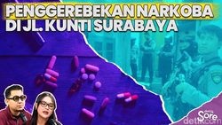 Video: Penggerebekan Narkoba di Jl. Kunti Surabaya, Belasan Ditangkap