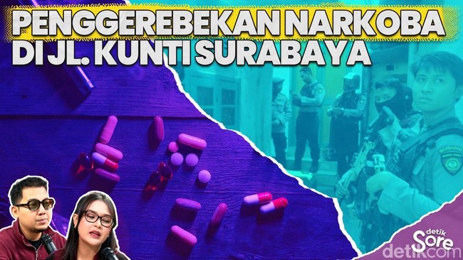 Video: Penggerebekan Narkoba di Jl. Kunti Surabaya, Belasan Ditangkap