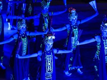 Gandrung Sewu Banyuwangi Usung Konsep Glow in the Dark