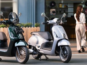 Motor Skutik Retro Honda Lebih Chubby: Tangki Gede, Sekali Jalan Bisa 350 Km