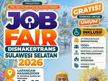 Job Fair Pemprov Sulsel 2026 Buka 1.000 Lowongan Kerja, Cek Jadwalnya