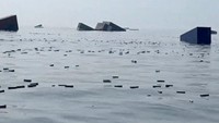 Kapal Kargo Singapura Tenggelam di Selat Hormuz, Ribuan Kontainer Hanyut