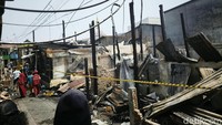 Luas objek kawasan permukiman yang terdampak kebakaran mencapai 30x60 meter persegi. Sebanyak 166 kepala keluarga terdampak.