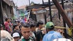 Potret Kebakaran Permukiman Padat Penduduk di Rappokalling Makassar