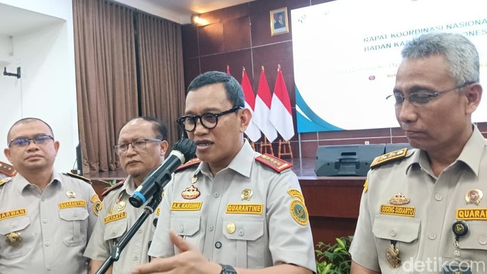 Kepala Barantin Abdul Kadir Karding (Adhfar Aulia Syuhada/detikcom)