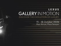 Lexus Hadirkan Gallery in Motion di Plaza Senayan hingga 18 Oktober