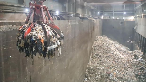 Mentrans Cek Pabrik Pengolah Limbah di Chongqing