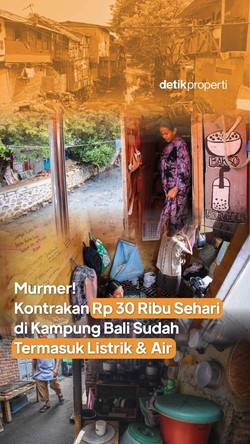 Video: Murmer! Kontrakan Rp 30 Ribu/Hari di Kampung Bali Termasuk Listrik & Air