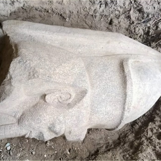 Potret Patung Firaun Ramses II Ditemukan di Delta Sungai Nil