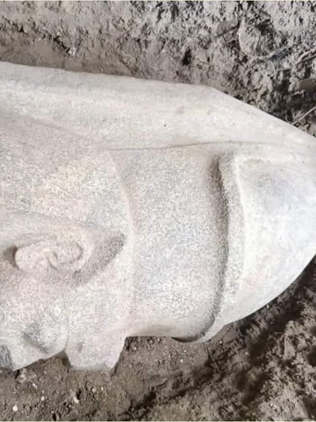 Potret Patung Firaun Ramses II Ditemukan di Delta Sungai Nil