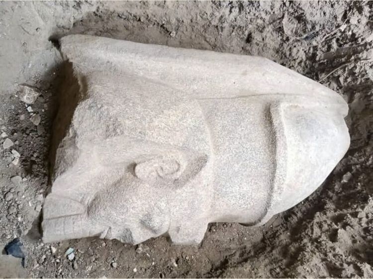 Potret Patung Firaun Ramses II Ditemukan di Delta Sungai Nil