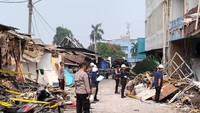 Penampakan Terkini TKP Ledakan Kuat Tewaskan 2 Orang di Pasar Cimanggis