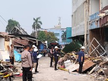 Penampakan Terkini TKP Ledakan Kuat Tewaskan 2 Orang di Pasar Cimanggis