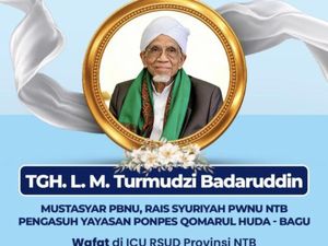 Profil TGH Turmudzi Badaruddin, Ulama Sepuh NTB yang Wafat di Usia 90 Tahun