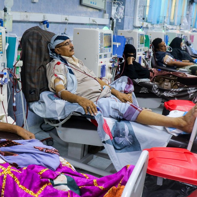 Ratusan Pasien Ginjal di Yaman Terjebak Konflik Bersenjata
