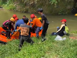 Terduga Maling Ponsel yang Terjun ke Leuwi Orok Sukabumi Ditemukan Tewas