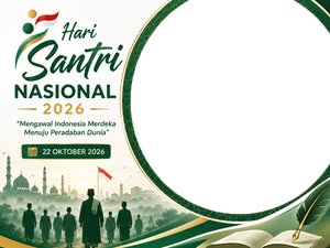 50 Twibbon Hari Santri 2026, Cocok untuk Meriahkan 22 Oktober!
