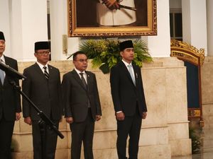 Wapres Gibran Hadiri Pelantikan Sejumlah Pejabat di Istana