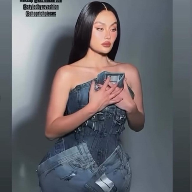 Keren! Ivan Gunawan Sulap Denim Thrifting di Pasar Senen Jadi Gaun Agnez Mo