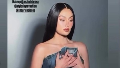 Keren! Ivan Gunawan Sulap Denim Thrifting di Pasar Senen Jadi Gaun Agnez Mo