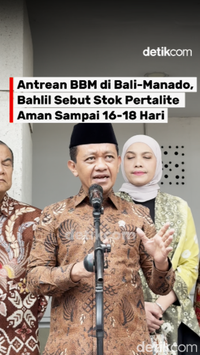 Video: Bahlil Ungkap Stok Pertalite Nasional Masih Aman 16-18 Hari