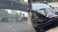 Detik-detik Kecelakaan Maut BYD Seal Hantam Sedan, Bocah 5 Tahun Tewas