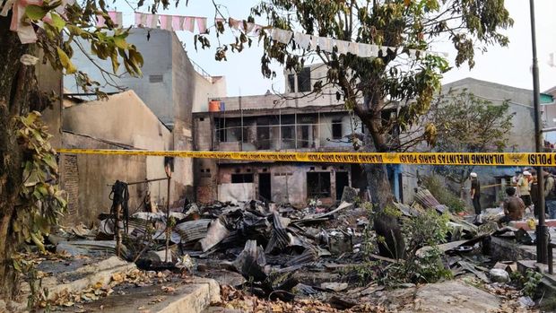 Dampak kebakaran di Bangka, Jaksel (Kurniawan/detikcom)