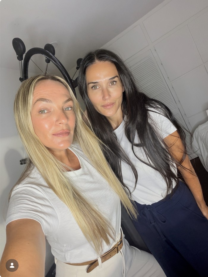 Demi Moore Tampil Tanpa Makeup