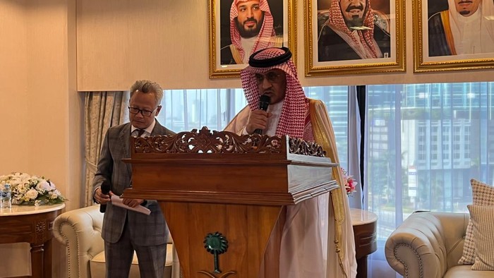 Duta Besar Kerajaan Arab Saudi untuk Indonesia, Faisal Abdullah Al Amoudi (Rumondang/detikcom)
