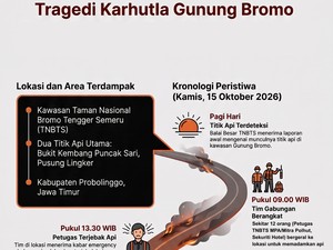 Infografis: Kobaran Api Karhutla Bromo Telan 4 Korban Jiwa