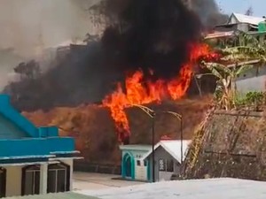 Kebakaran Lahan di IAIN Parepare, Mahasiswa-Warga Sempat Panik