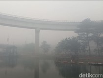 Kabut Asap Palembang Pekat Lagi, Kualitas Udara Berbahaya