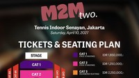 Harga tiketnya mulai dari CAT 1 (Free Standing): Rp1.850.000, CAT 2 (Free Standing): Rp1.250.000, CAT 3 (Numbered Seating): Rp2.250.000, CAT 4A dan CAT 4B (Numbered Seating): Rp1.650.000.  Foto: dok instagram Akselerasi Entertainment