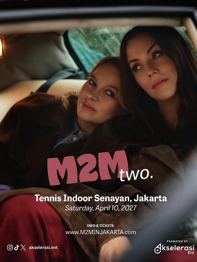 M2M Konser di Jakarta 10 April 2027, Segini Harga Tiketnya!