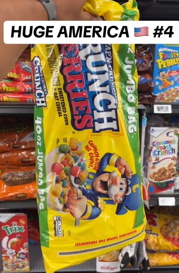Makanan jumbo di Amerika Serikat
