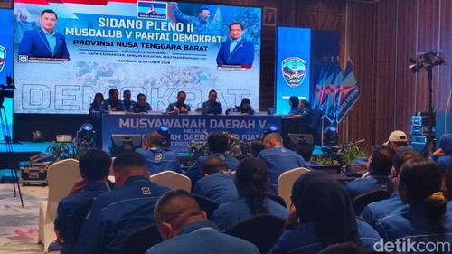Mantan Kapolda NTB, Hadi Gunawan, terpilih secara aklamasi sebagai Ketua DPD Partai Demokrat NTB periode 2026-2031.