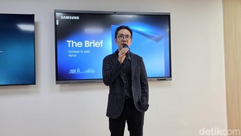 Samsung telah meluncurkan sederet perangkat rumah tangga hingga solusi bisnis berbasis AI di Asia Tenggara dan Osenia. Ada kulkas, AC, dan mesin cuci yang semakin cerdas. Foto: Panji Saputro/detikINET Foto: Panji Saputro/detikINET