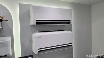 Pihak Samsung mengatakan mereka menghadirkan teknologi WindFree yang menjadi keunggulan utama dalam portofolio HVAC. Foto: Panji Saputro/detikINET