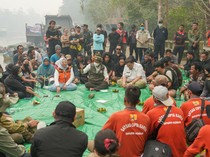 Menhut Temui Relawan Karhutla TNTP Usai Viral Ramai-ramai Undur Diri