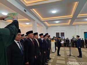 Mohan Lantik 35 Pejabat Pemkot Mataram, Eselon II Sampai Lurah
