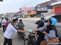 Asap Karhutla Masih Selimuti Samarinda, Rutan Bagikan Makan Siang-Masker