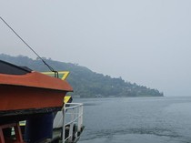 Penyeberangan di Danau Toba Mulai Terdampak Karhutla
