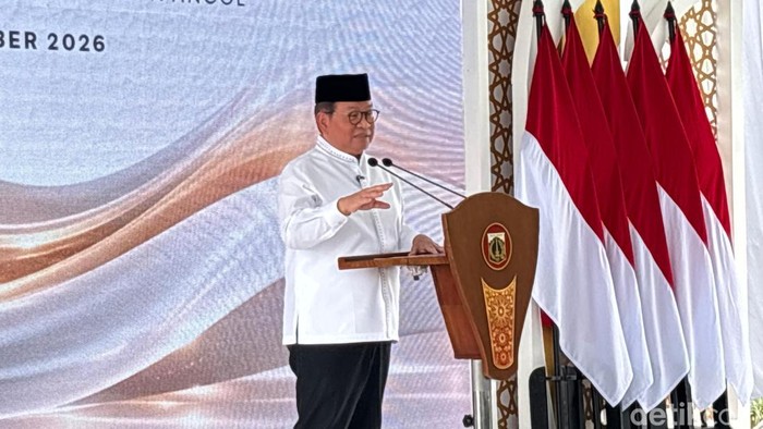Pramono Anung Gubernur DKI Jakarta Pramono Anung meresmikan Masjid Apung An-Nur di Ancol, Jumat, 16 Oktober 2026.