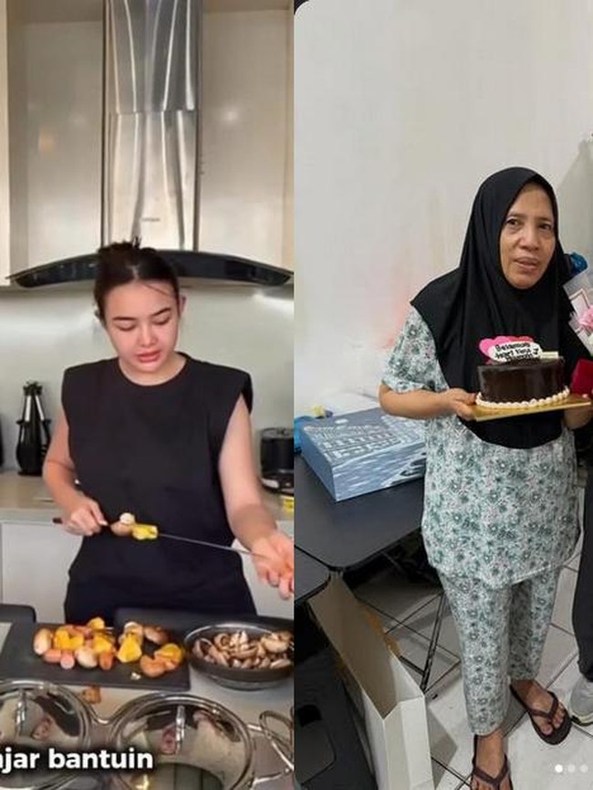 Aksi Kocak Fajar Sadboy Masak Bareng Amanda Manopo hingga Buka Warung Makan