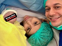 Violentina Kaif Melahirkan Bayi Perempuan, Andrew Andika Dampingi
