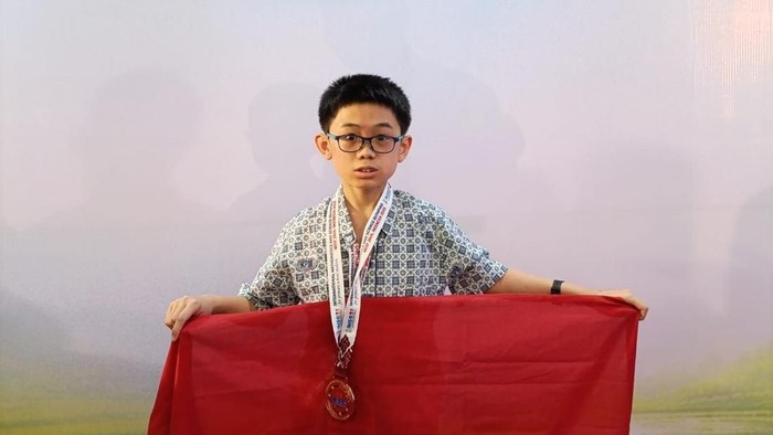 Caleb, peraih medali emas di IMSO 2026