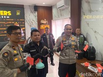 Dua Penimbun BBM di Karangasem Ditangkap, Puluhan Liter Pertalite Disita