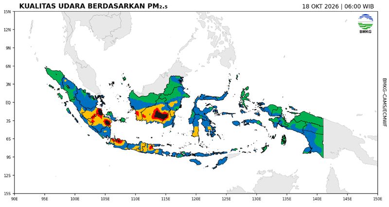 Kondisi Kualitas Udara 18 Oktober 2026 Kondisi Kualitas Udara 18 Oktober 2026